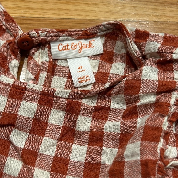 Cat and jack 4 t fall blousy top good condition - Picture 2 of 2